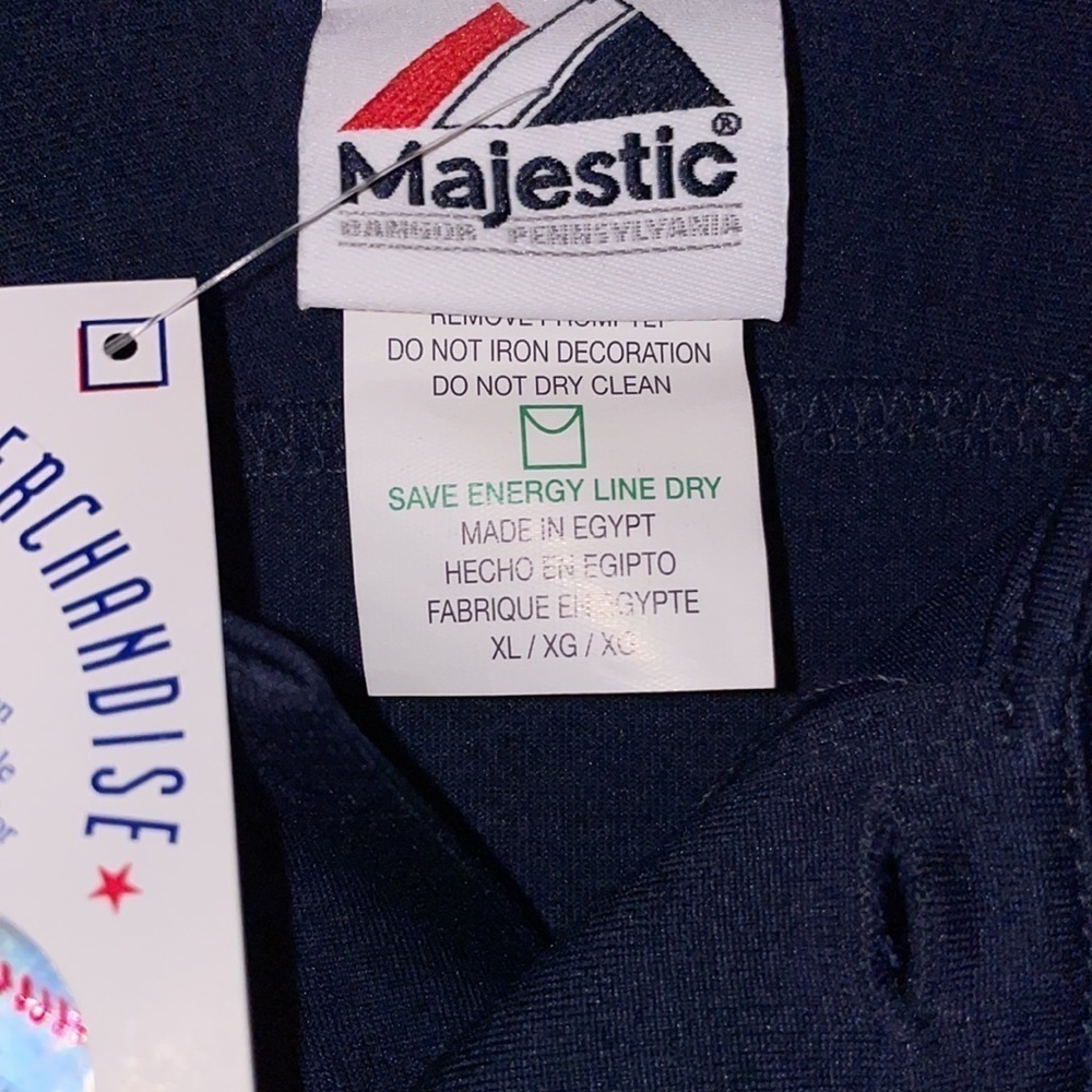 NWT Majestic NY Yankees polo shirt size - XL - Picture 2 of 3